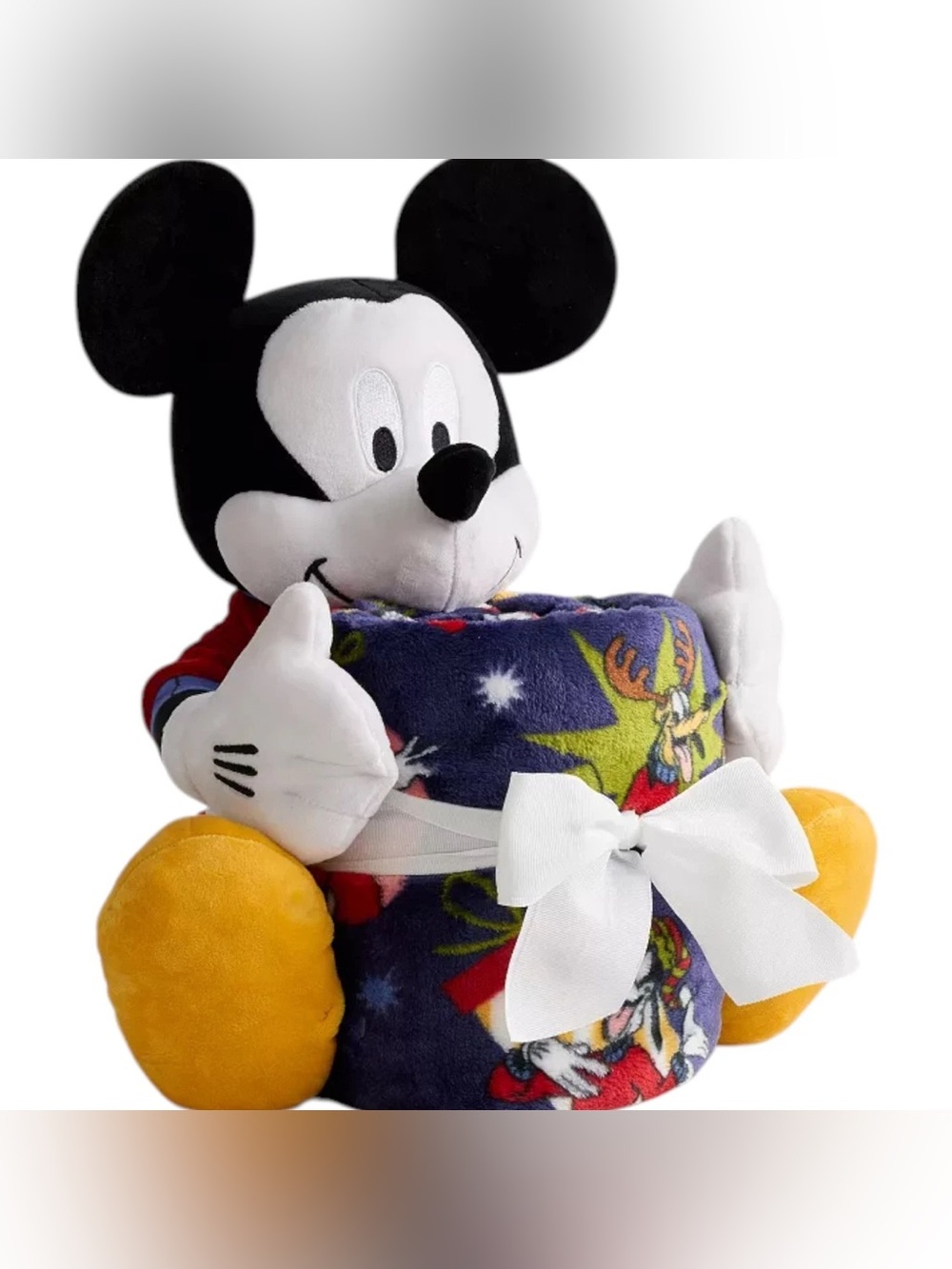 Disney Mickey Mouse Plush & Throw Blanket Blanket